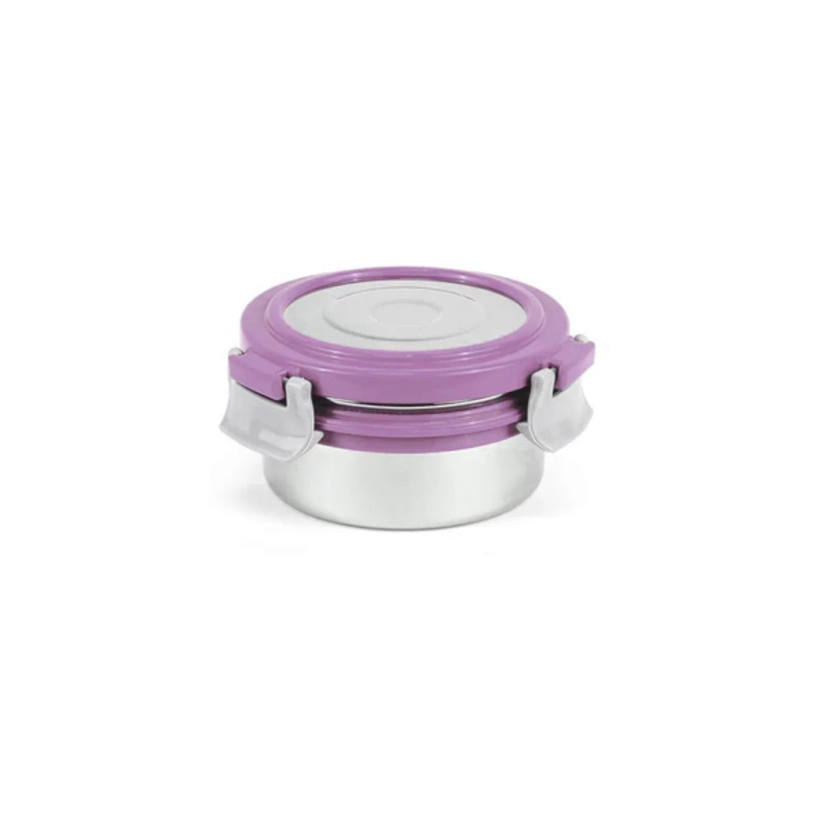 Mini Steel Container with Steel Lid 140 ml Purple