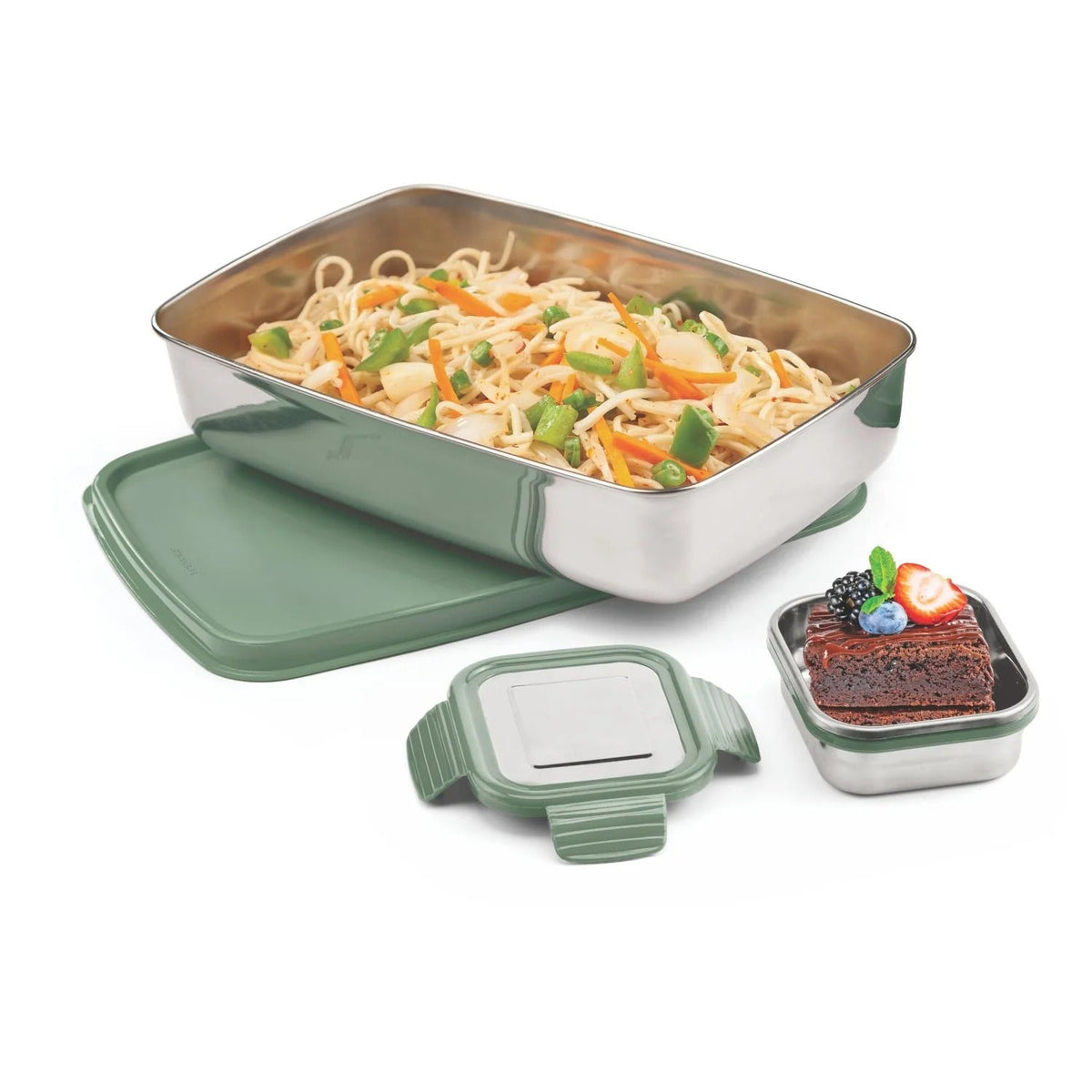 Steel Lunch Box Small Egreen