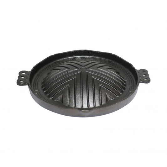 Heavy Duty Cast Iron Grill Plate with Handle 280mm