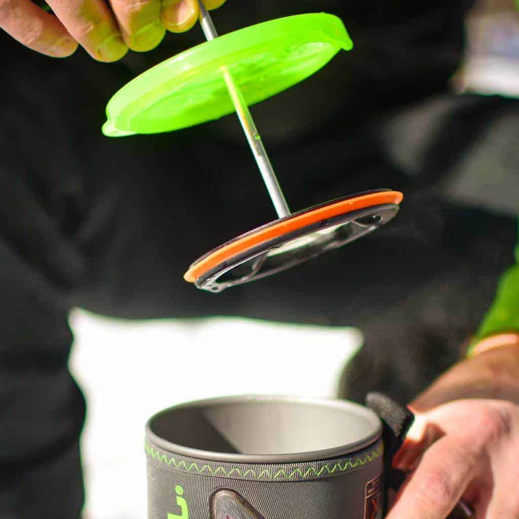 Silicone Coffee Press and Steamer Attachment