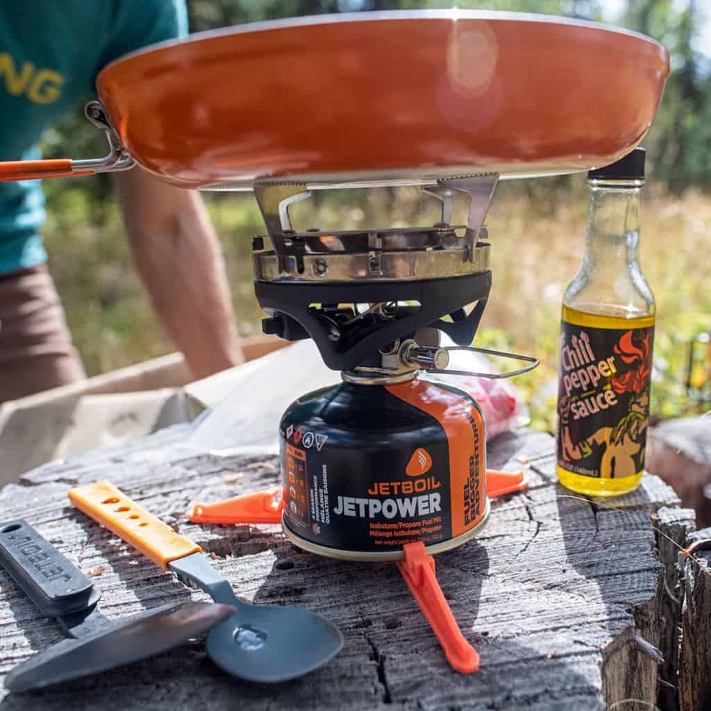 Orange Cooking Skillet