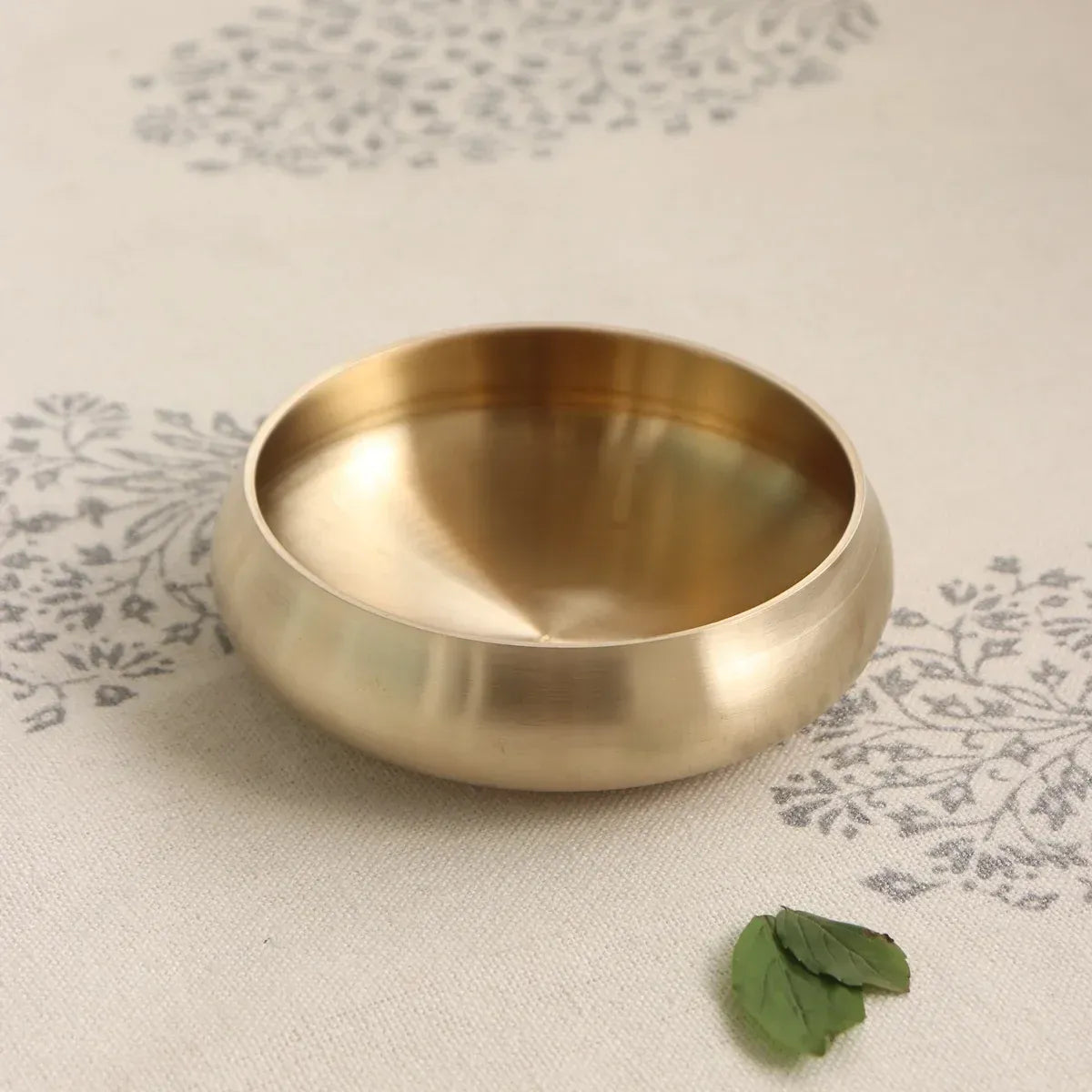 Kansa Bela Shrikhand Bowl Handcrafted Bronze Serving Bowl