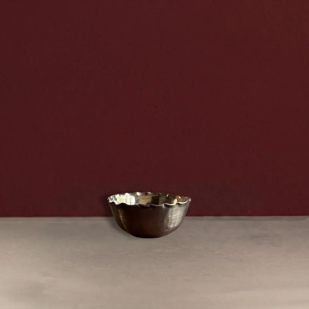 Kansa Katori Lehri Handcrafted Bronze Serving Bowl from West Bengal