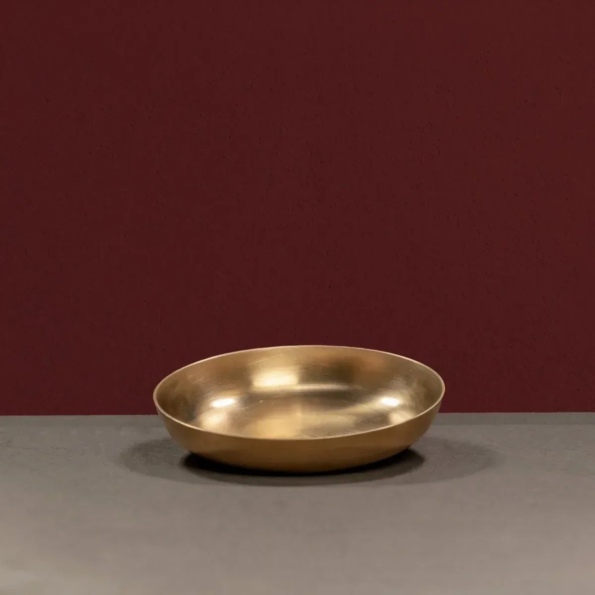 Kansa Snack Plate Handcrafted Bronze Serveware