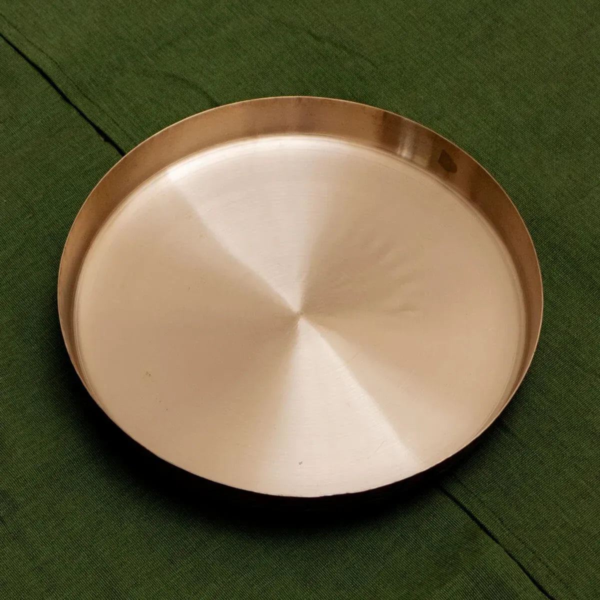 Kansa Thali Gujarat Bronze Dinner Plate Handcrafted