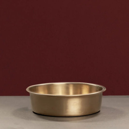 Kansa Tulsi Cookware Shallow Pan Tope Handcrafted Bronze Bell Metal