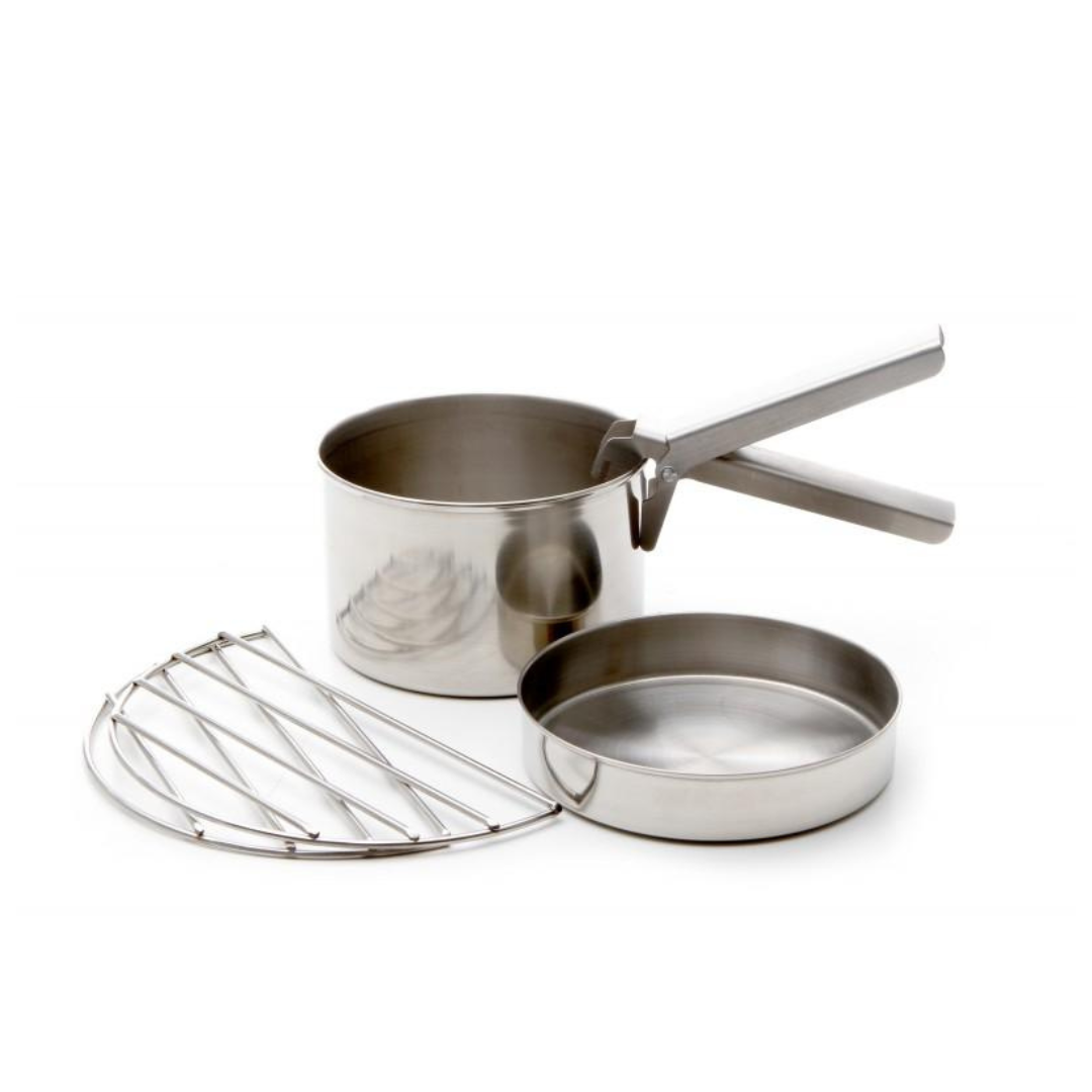Kit Fire Kettle and Stove Stainless Steel