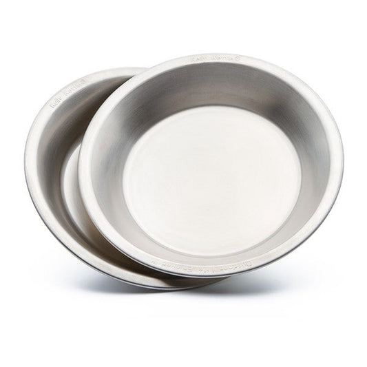 Stainless Steel Plates/Bowl x 2