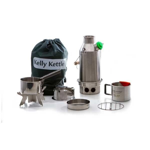 Kit Fire Kettle and Stove Stainless Steel