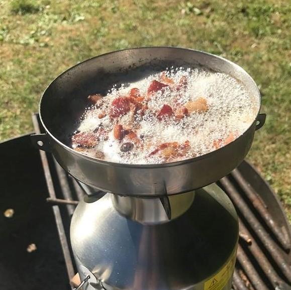 Stainless Steel Wood-Fired Kettle and Cook Set 1.2L