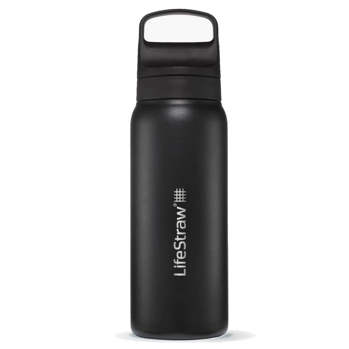 Stainless Steel Filter Water Bottle 700ml Black