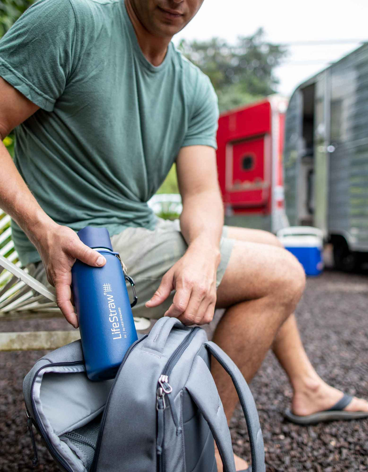 Stainless Steel Filter Water Bottle 700ml with Membrane