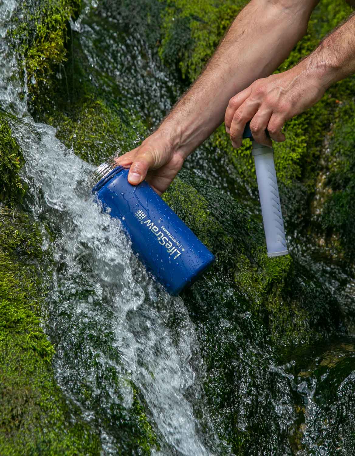 Stainless Steel Filter Water Bottle 700ml with Membrane