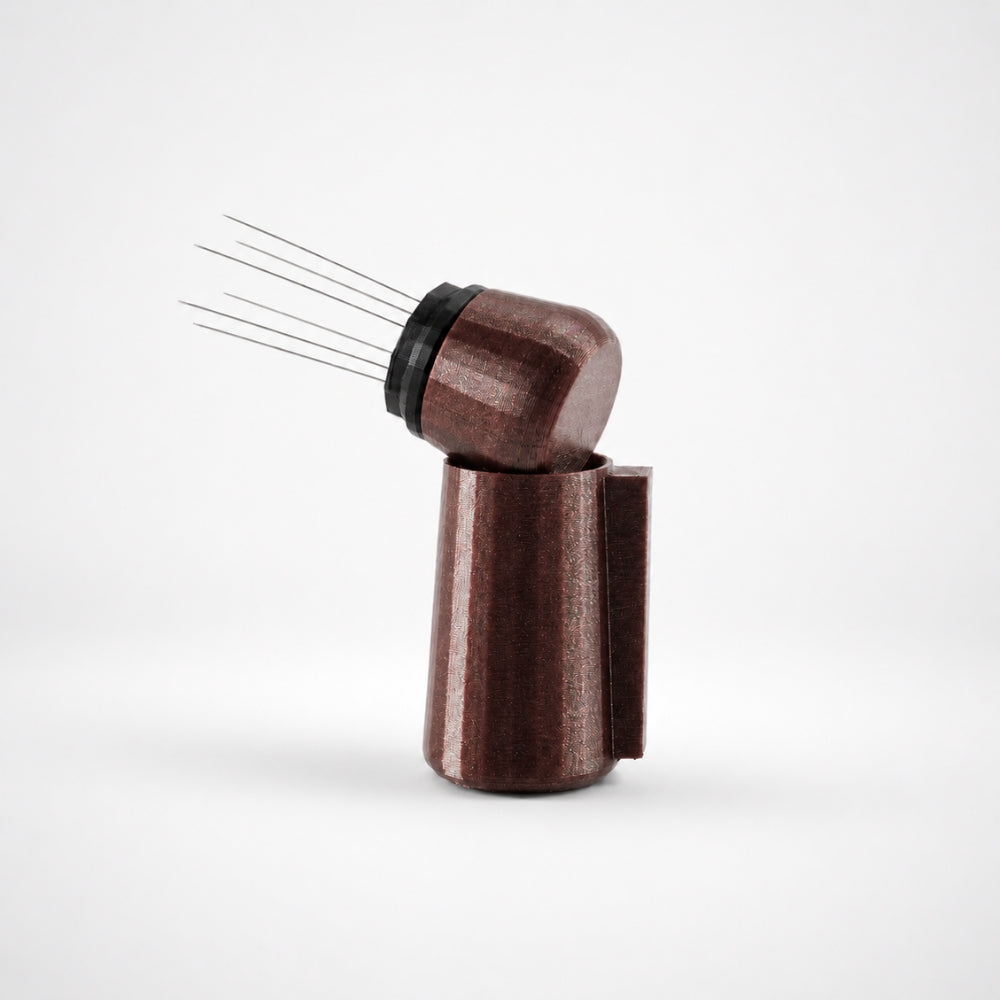 Espresso WDT Tool with Magnetic Holder, Needle Coffee Stirrer Galaxy Brown