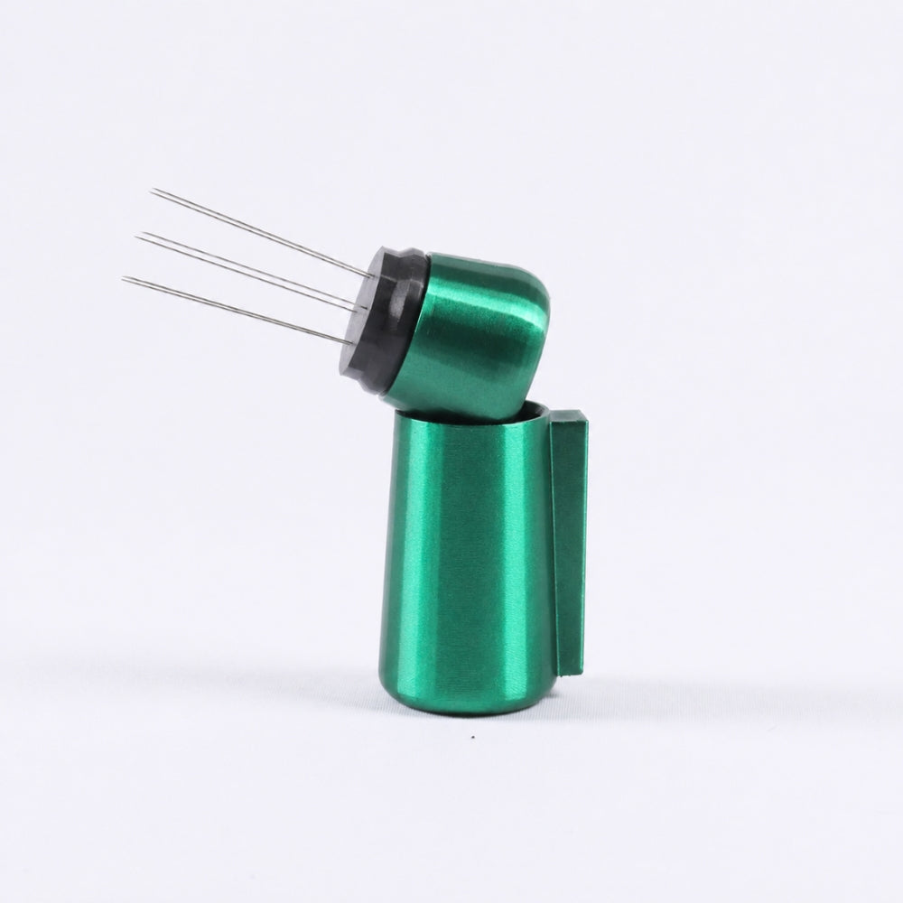 Espresso WDT Tool with Magnetic Holder, Needle Coffee Stirrer Metallic Green