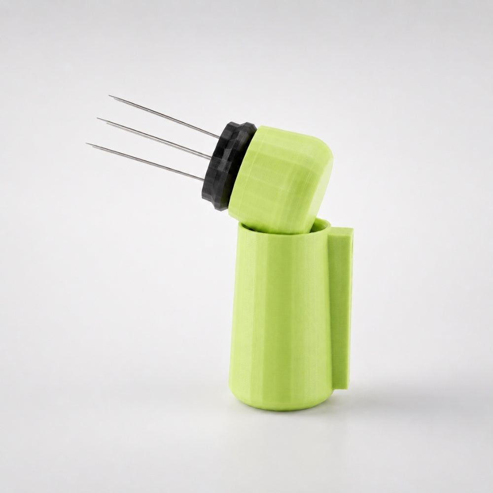 Espresso WDT Tool with Magnetic Holder, Needle Coffee Stirrer Matte Apple Green