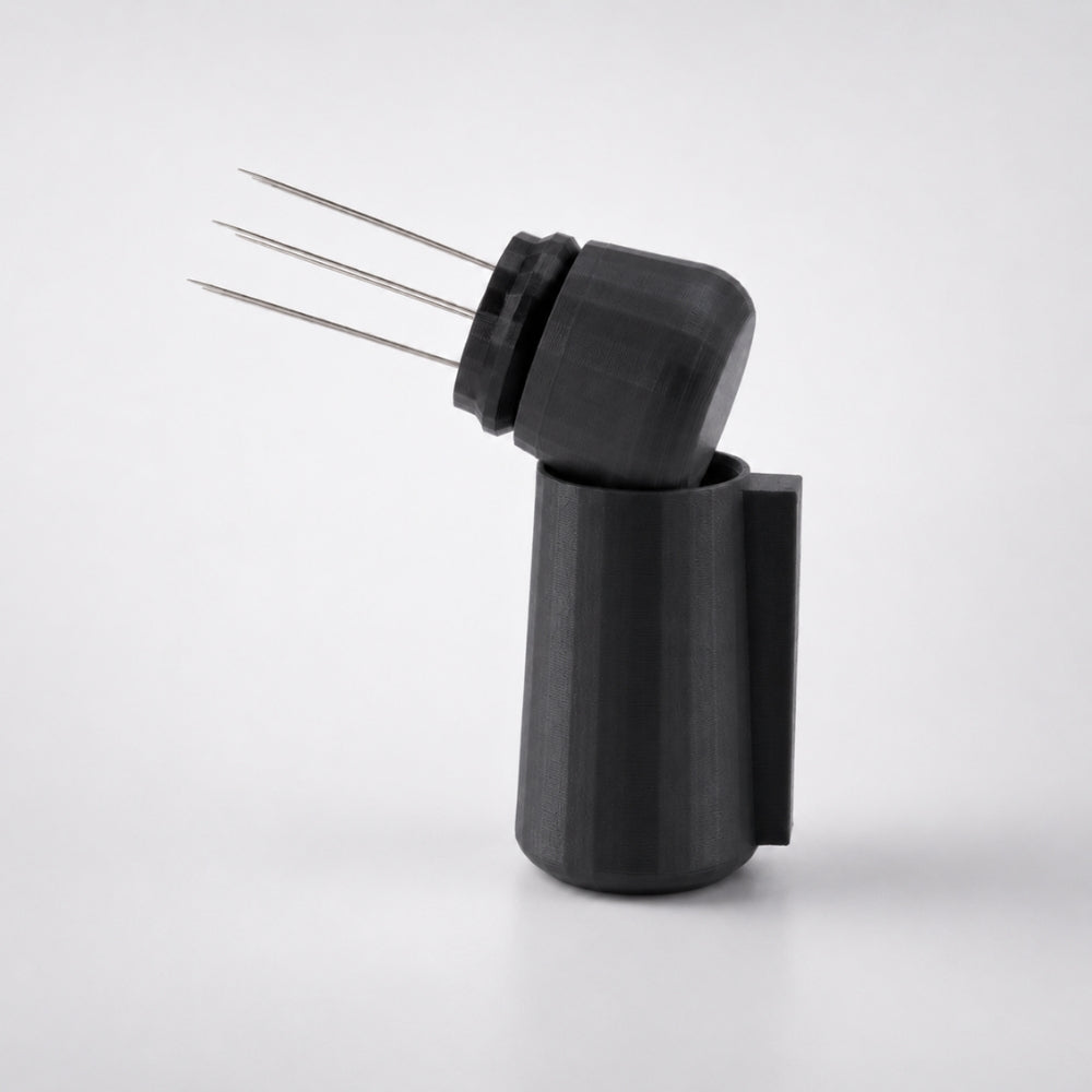 Espresso WDT Tool with Magnetic Holder, Needle Coffee Stirrer Matte Charcoal