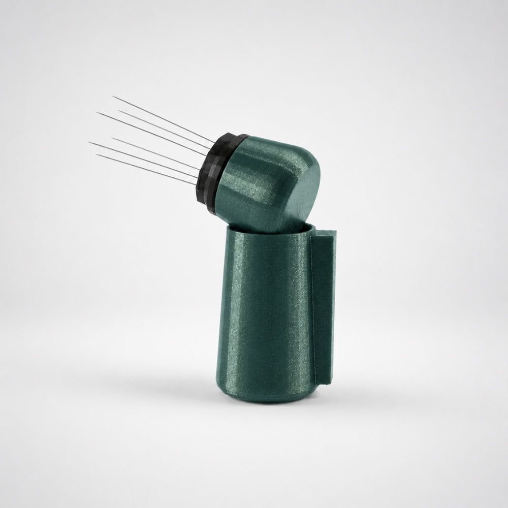 Espresso WDT Tool with Magnetic Holder, Needle Coffee Stirrer Galaxy Green