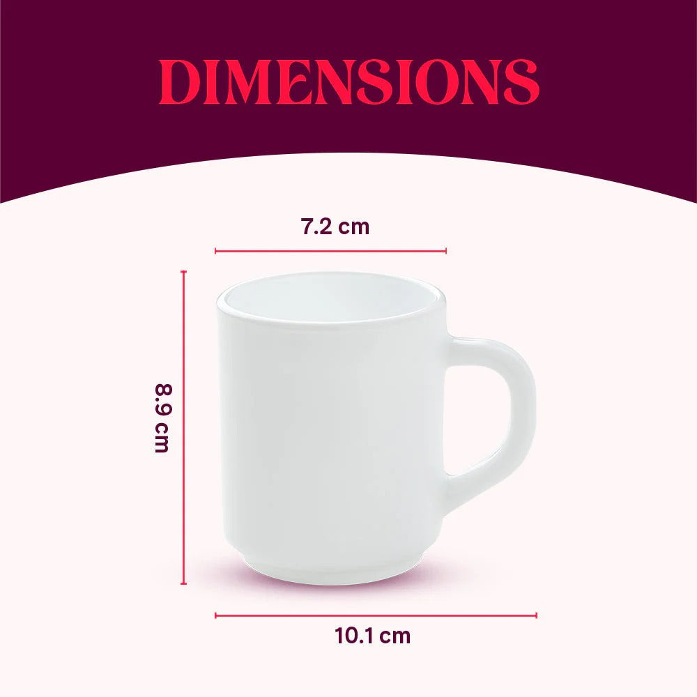 Opalware Lark Mug Set of 6