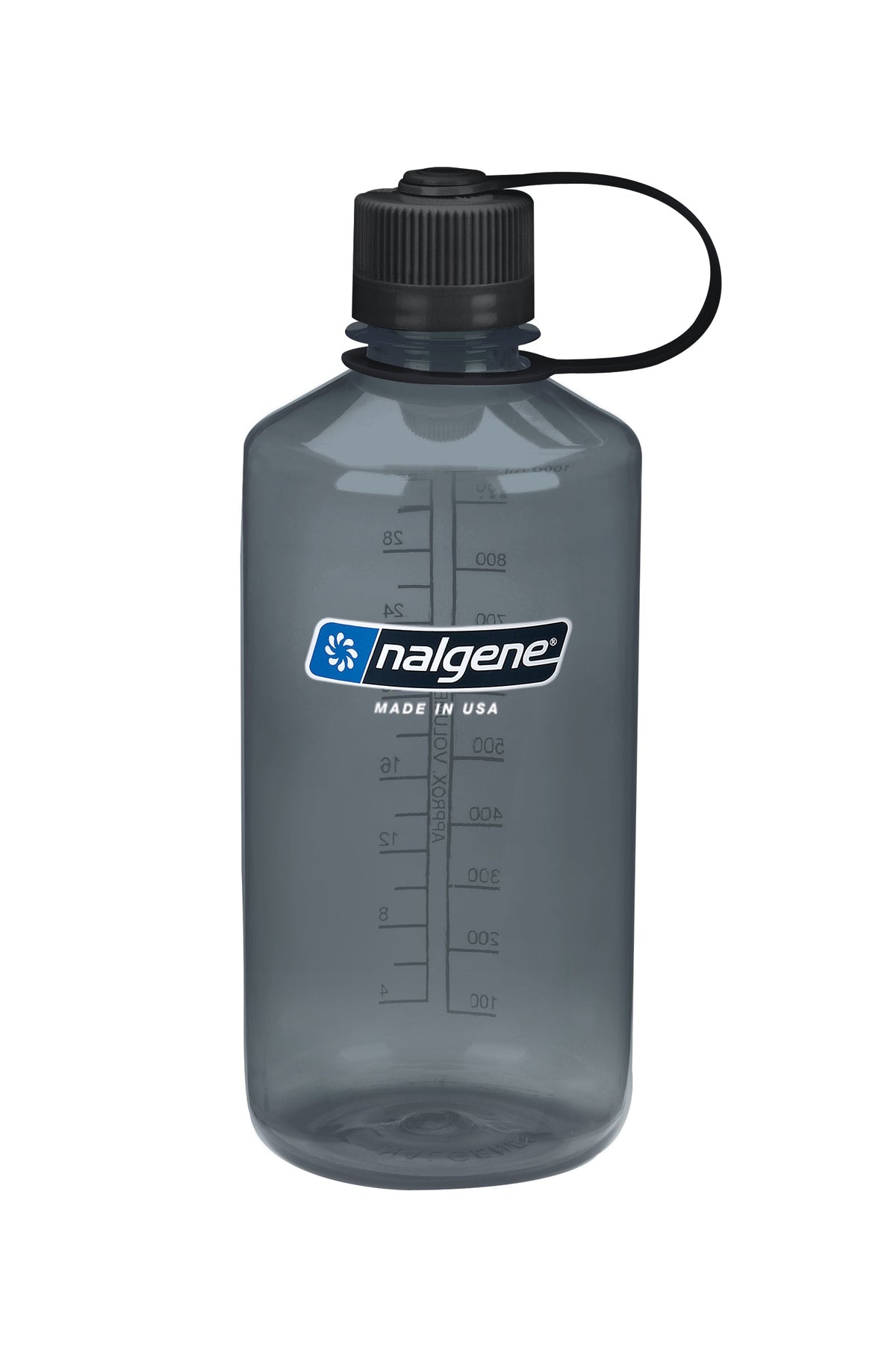 Narrow Mouth Bottle 1L Gray