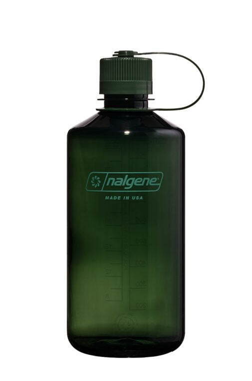 Narrow Mouth Bottle 1L Monochrome Jade