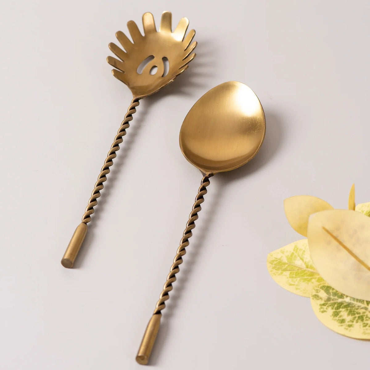 Salad Serving Spoons Set of 2 Stainless Steel