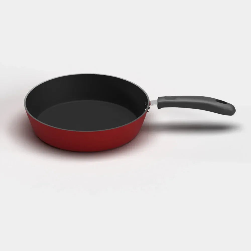 Premium Induction Non-Stick Aluminium Fry Pan 26 cm Maroon