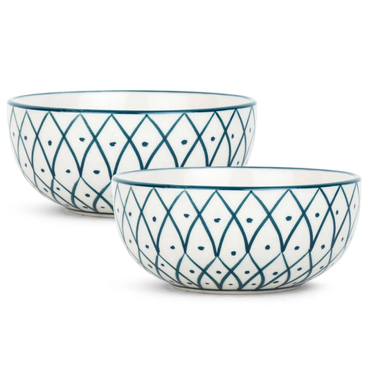 Ceramic Bowl Set Variant 2 Microwave Safe Chip Resistant Dinnerware