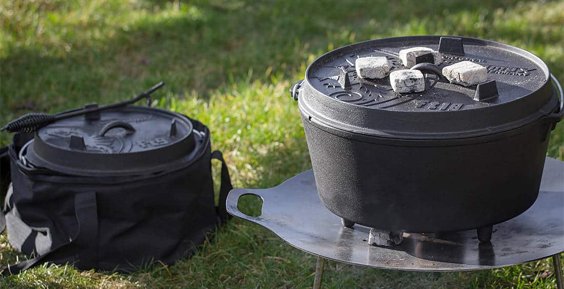 Cast Iron Dutch Oven with Legs