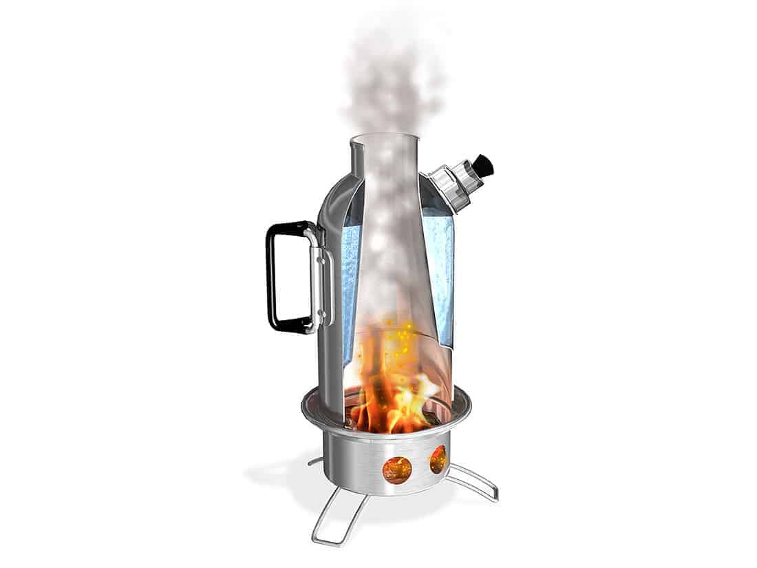 Stainless Steel Fire Kettle in Two Sizes