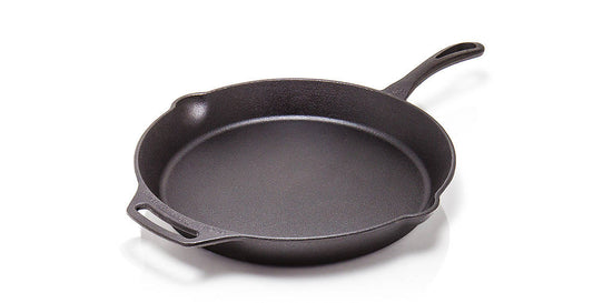 Cast Iron Fire Skillet with Single Handle