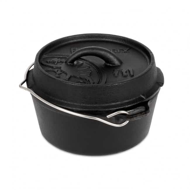 Flat Bottom Cast Iron Dutch Oven FT1