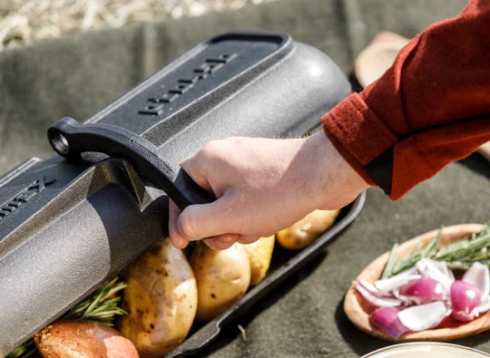 Cast Iron Potato Cooker - Large