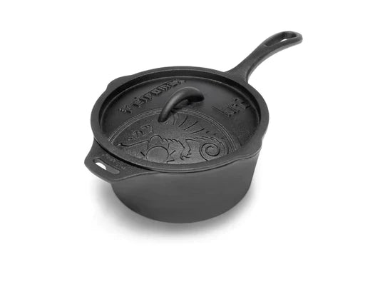 Cast Iron Saucepan with Lid