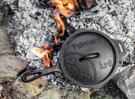 Cast Iron Saucepan with Lid