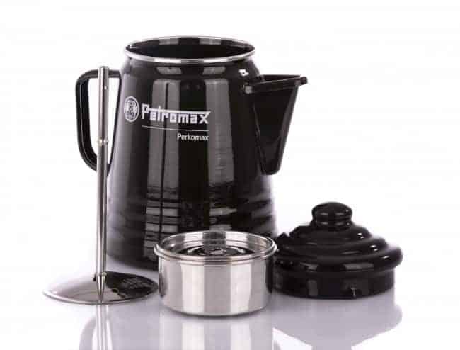 Enamel Tea and Coffee Percolator Black