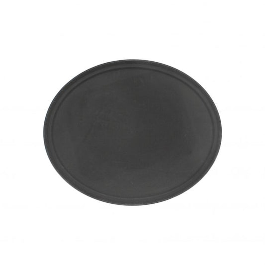 Oval Black Fibreglass Serving Tray 559mm x 686mm