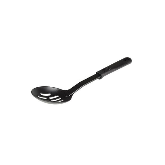 High-Heat Nylon Slotted Spoon, 29.2 cm, Black