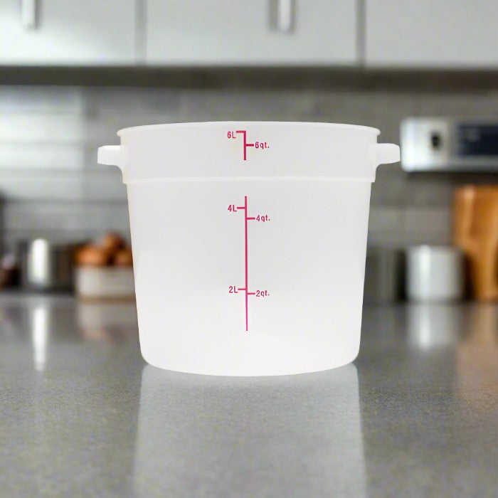 5.7 Litre Translucent Round Food Storage Container