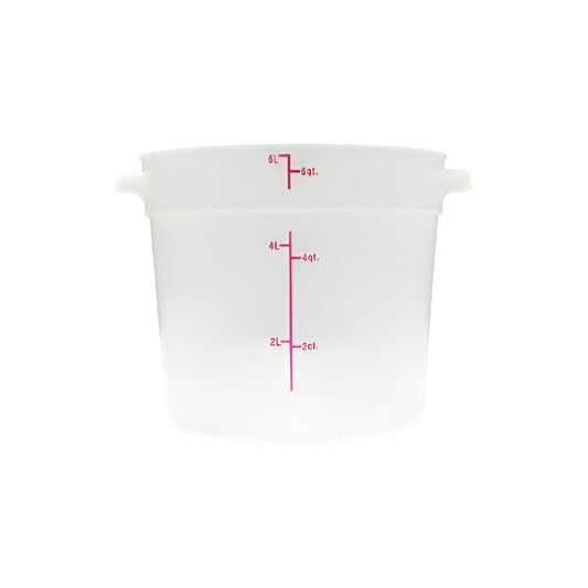5.7 Litre Translucent Round Food Storage Container