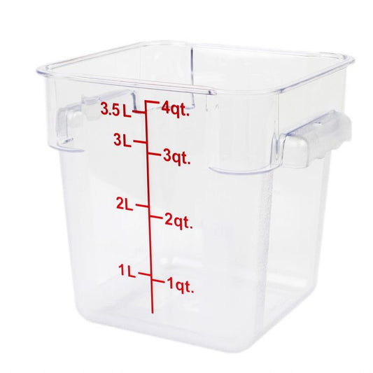 Polycarbonate Food Storage Clear Container 3.8L with Gradations