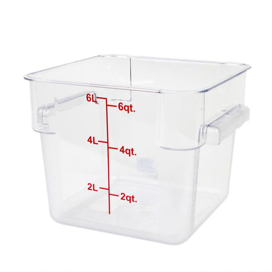 Polycarbonate Food Storage Clear Container 5.7L with Gradations