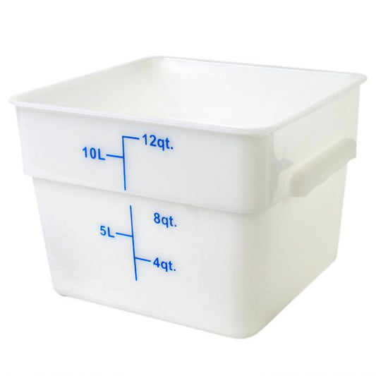 Polycarbonate Food Storage White Container 11.4L with Gradations