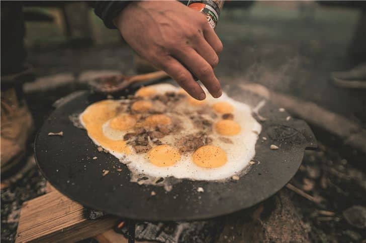 3 Legged Cast iron Pan