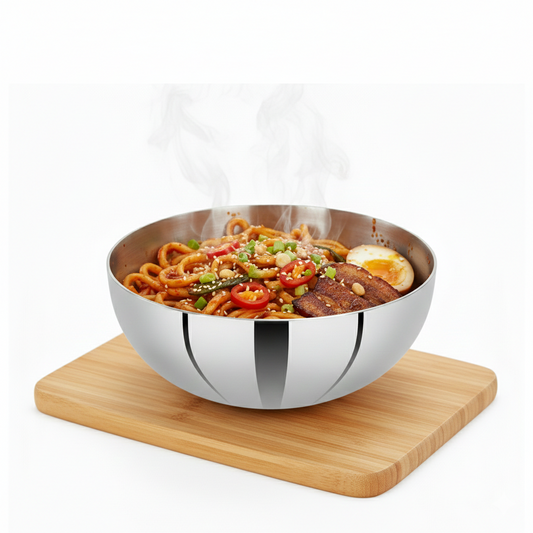 Tri-ply Stainless Steel Tasra/Taslas, Even Heat Distribution, Less Oil Cooking, Premium Quality