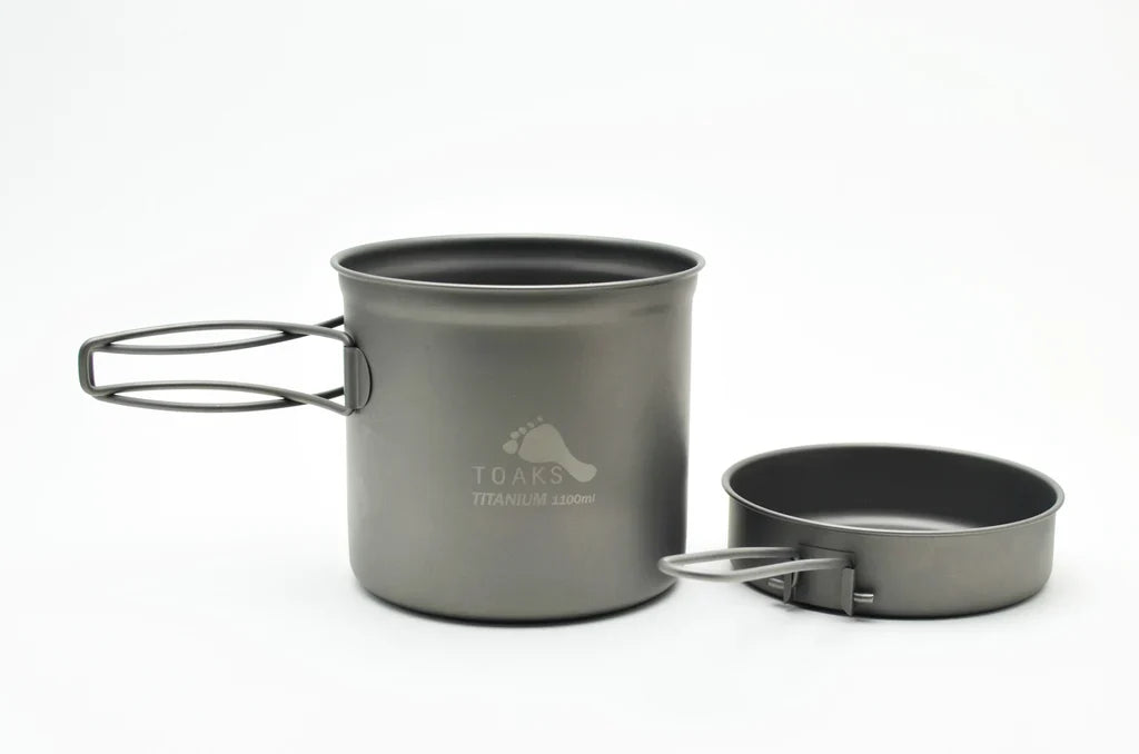 Titanium Pot with Pan 1100ml or 1300ml 1100ML