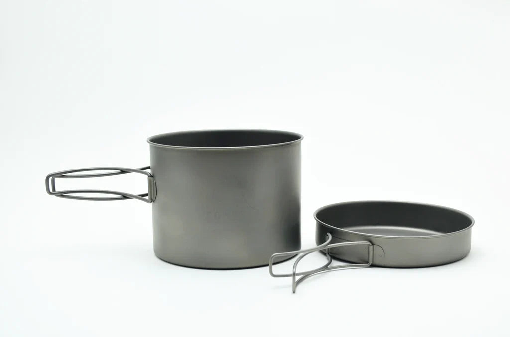 Titanium Pot with Pan 1100ml or 1300ml
