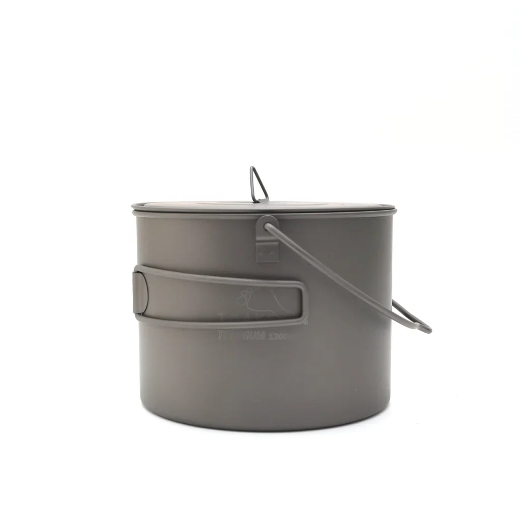 Titanium Pot with Bail Handle 1300ML