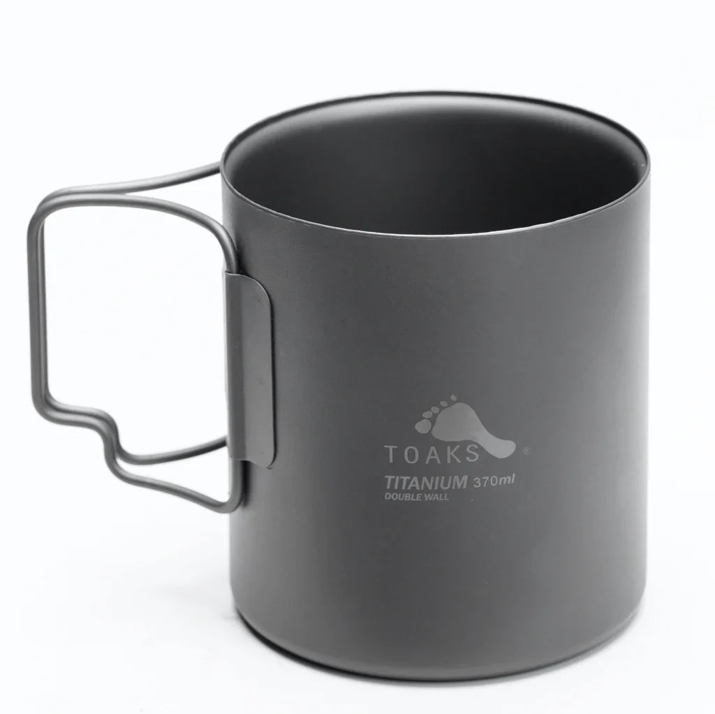 Titanium Double Wall Mug 370ml or 450ml 370ML