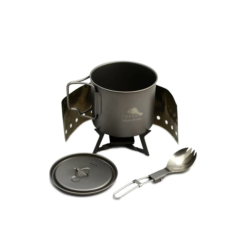 Titanium Solid Fuel Cook Set